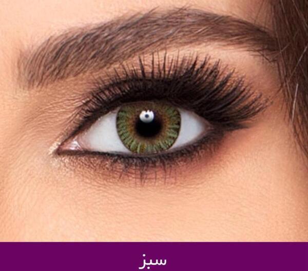عکس لنز چشم سبز