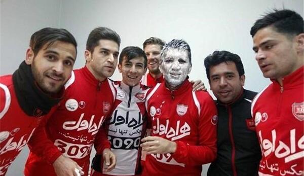عکس تتلو با پرسپولیس