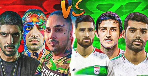 عکس تتلو با پرسپولیس