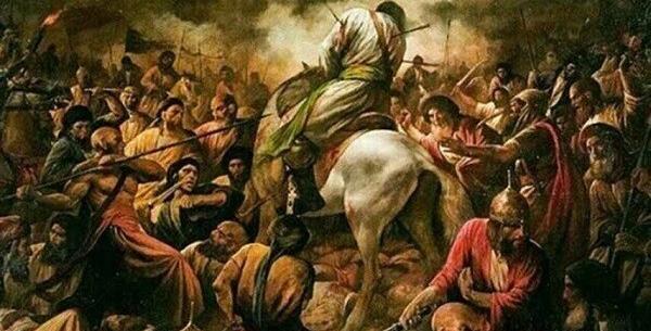 عکس جنگ امام حسین با یزید