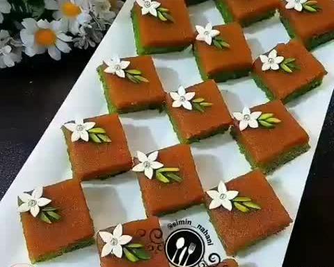 عکس از کیک حلوا