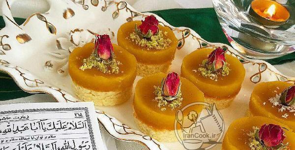 عکس از کیک حلوا