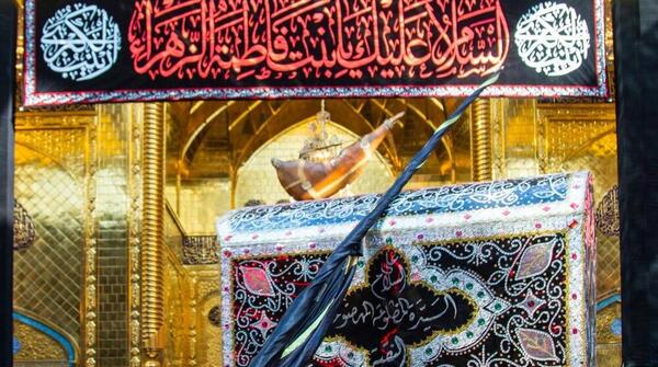 عکس امام حسین با حضرت زینب