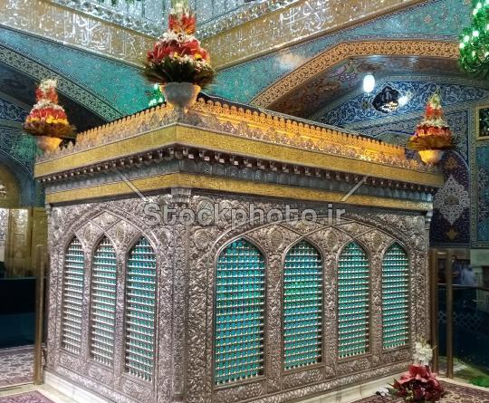 عکس حرم امام رضا در ایام محرم