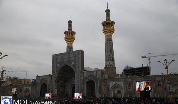 عکس حرم امام رضا در ایام محرم