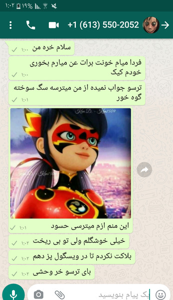 عکس چت مومو خنده دار