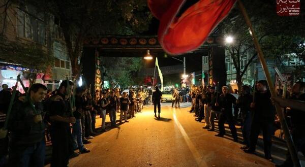 عکس امام حسین در شهر میانه