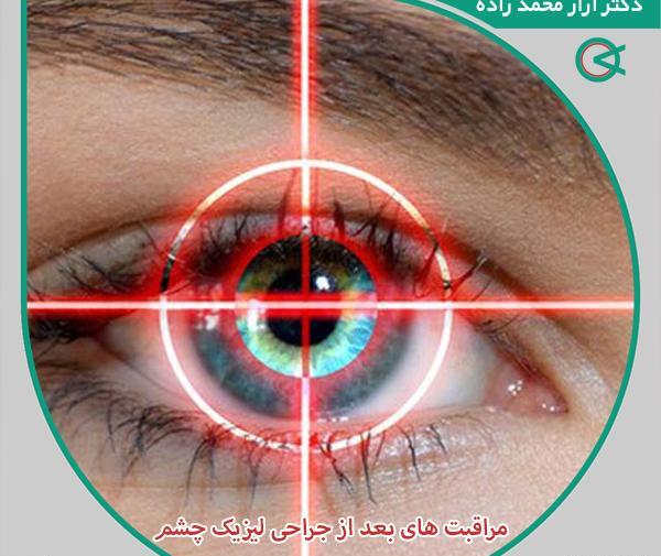 هزینه عکس چشم برای لیزیک