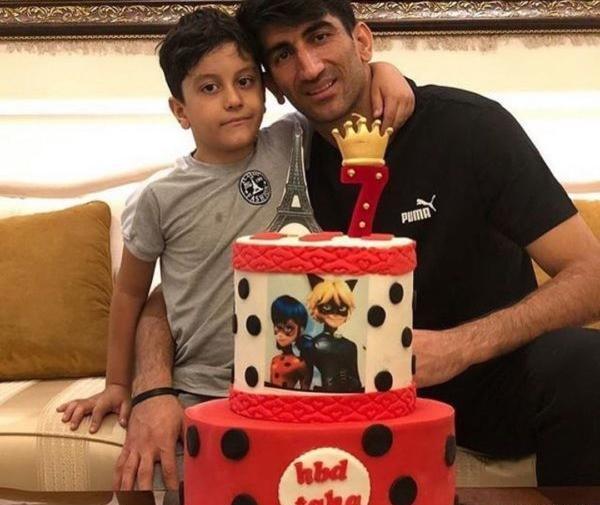عکس کیک تولد علیرضا بیرانوند