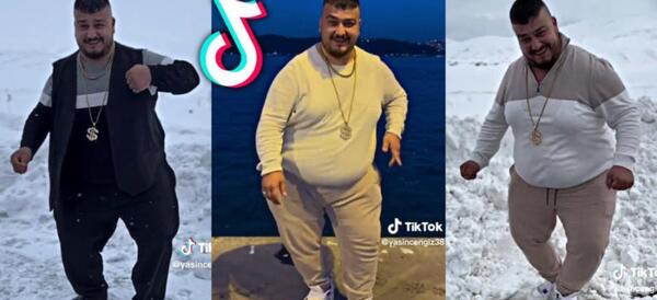 عکس خنده دار مرد چاق
