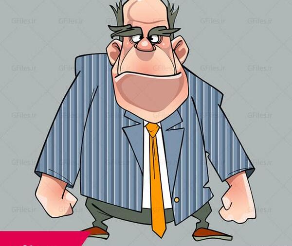 عکس خنده دار مرد چاق