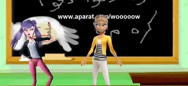 عکس خنده دار مرینت و آدرین