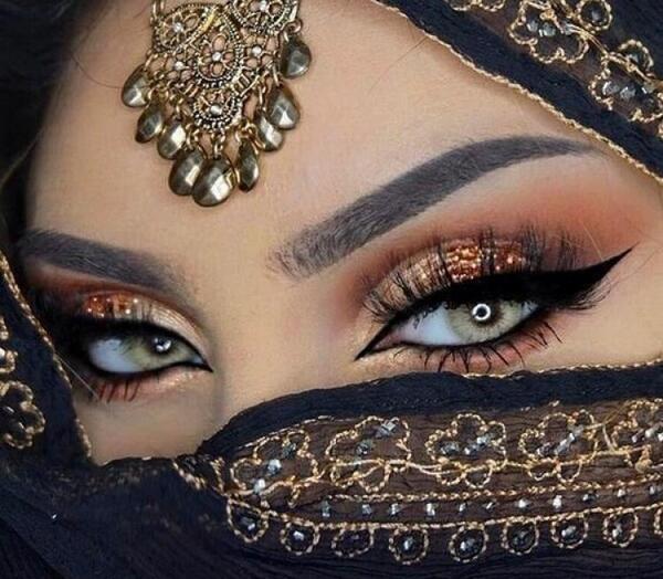 عکس چشم های قهوه ای تیره