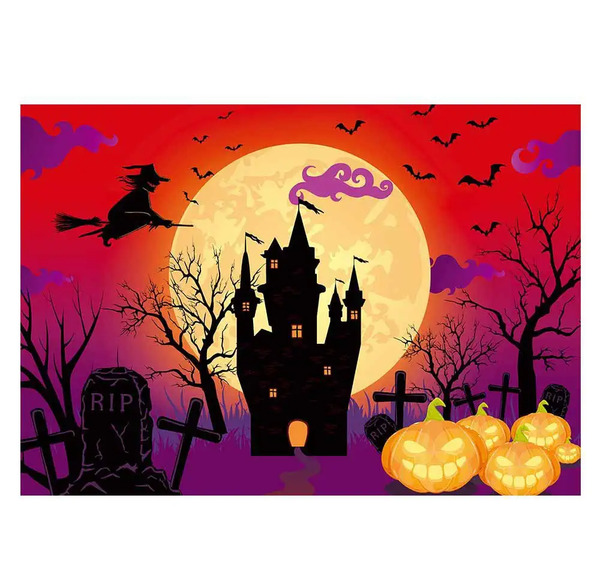 عکس قبرستان ترسناک در شب