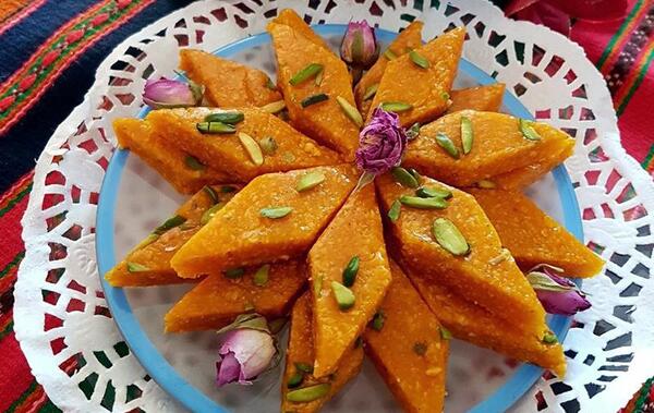 عکس حلوا گردویی گرگان