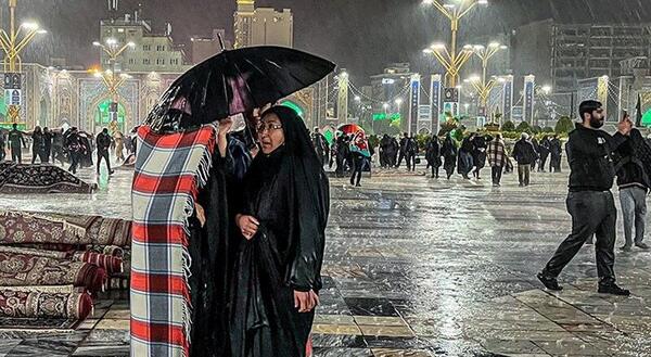عکس حرم امام رضا در شب قدر