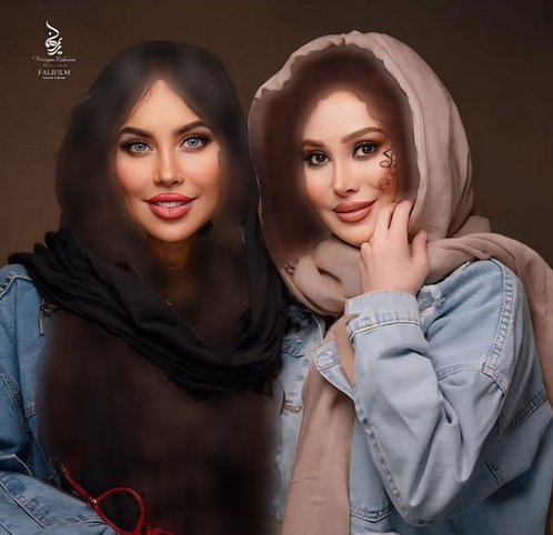 عکس آرام جعفری و خواهرش