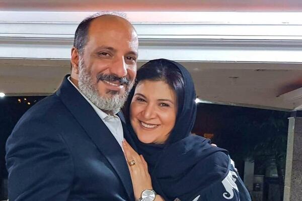 عکس آرام جعفری و خواهرش