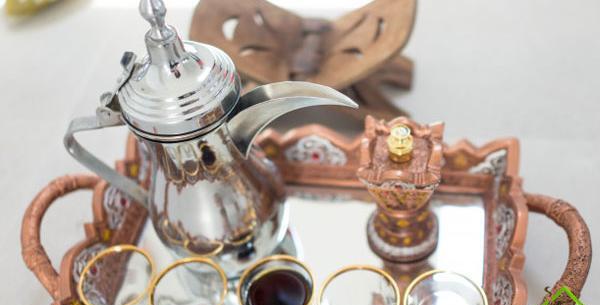 عکس دله قهوه و قوری چای