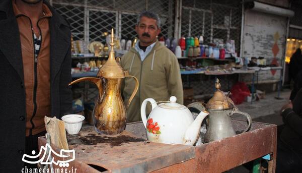 عکس دله قهوه و قوری چای