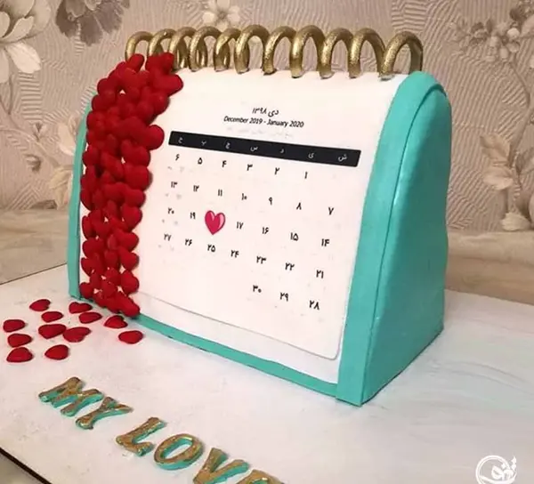عکس کیک تولد دخترانه دوسالگی