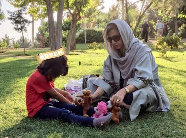 عکس بچه های شبنم قلی خانی