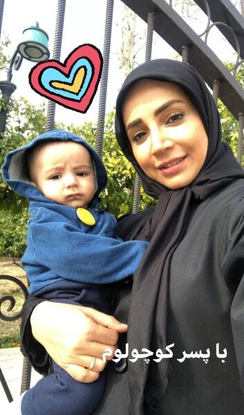 عکس بچه های شبنم قلی خانی