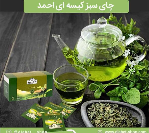 عکس چای سبز کیسه ای