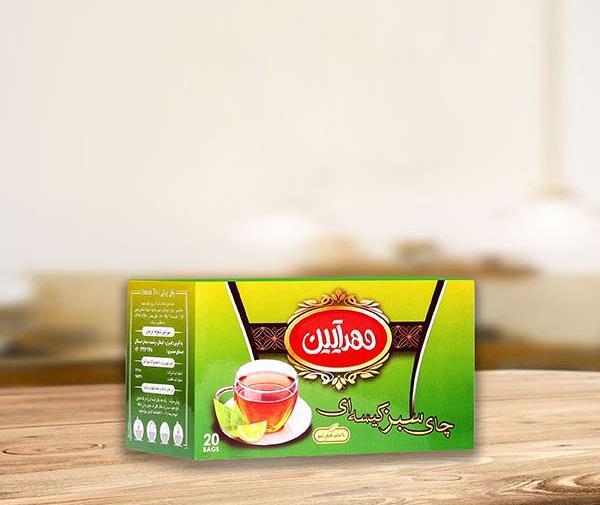 عکس چای سبز کیسه ای