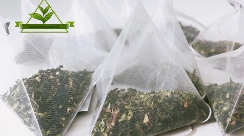 عکس چای سبز کیسه ای