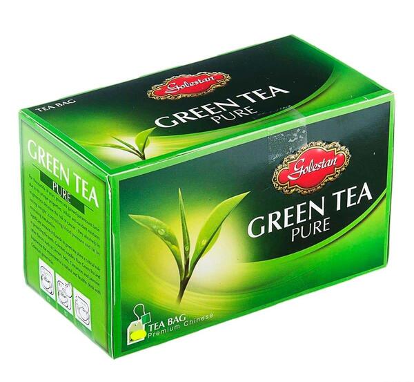 عکس چای سبز کیسه ای