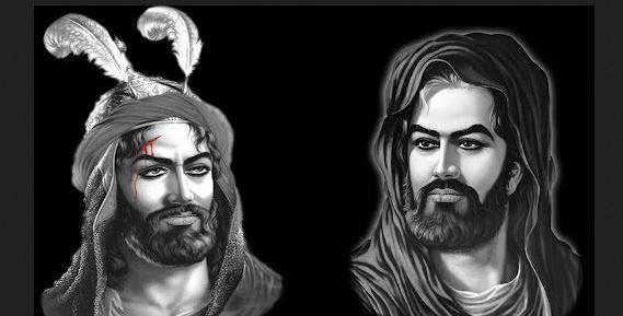 عکس اسم امام حسین و حضرت عباس
