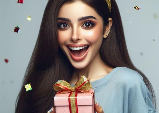 عکس کادو تولد واقعی دخترانه