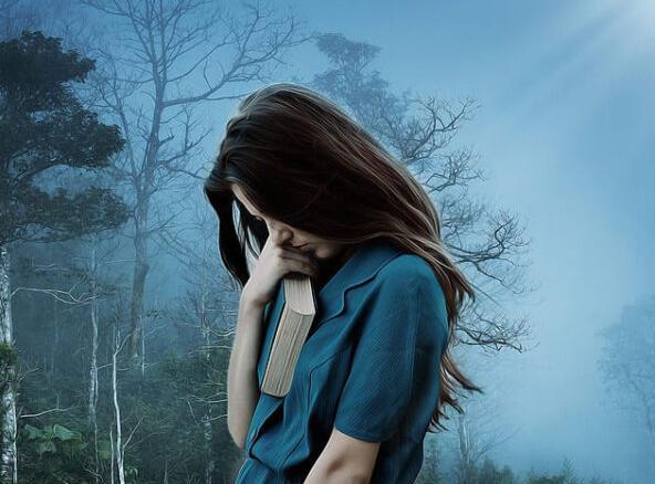 پروفایل عکس تنهایی زن