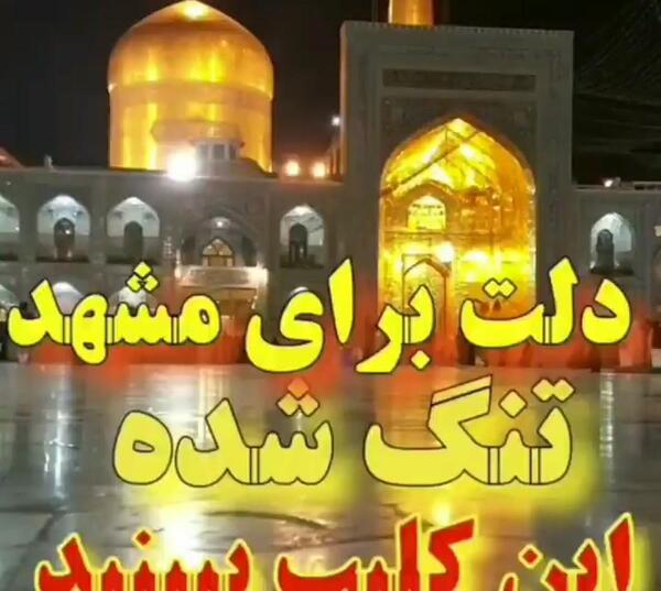 عکس دلتنگی برای حرم امام رضا