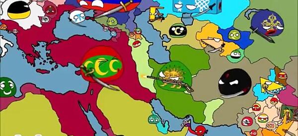 عکس نقشه ایران و کشورهای همسایه اش