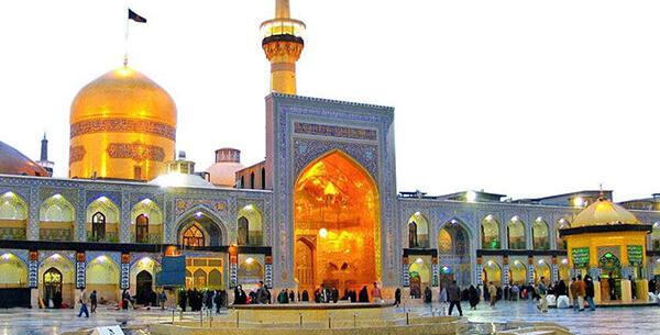 عکس آقا در حرم امام رضا