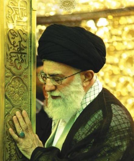 عکس آقا در حرم امام رضا