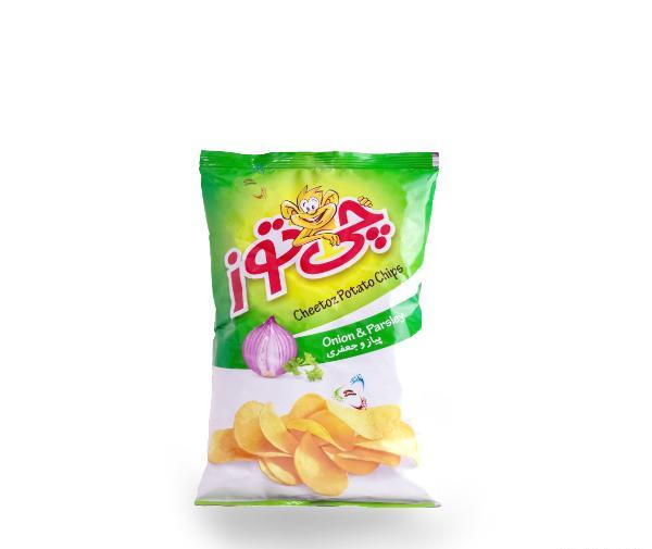 عکس چیپس پیاز و جعفری