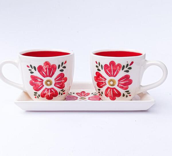 عکس دو فنجان چای عاشقانه