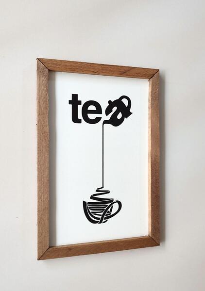 عکس فنجان چای نقاشی