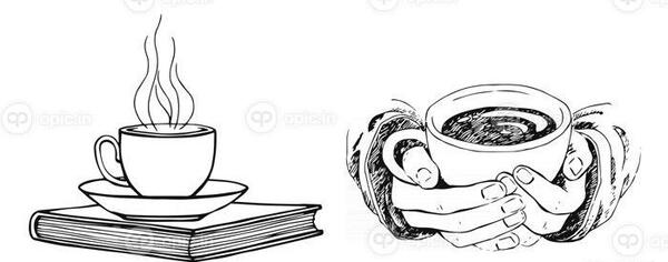 عکس فنجان چای نقاشی