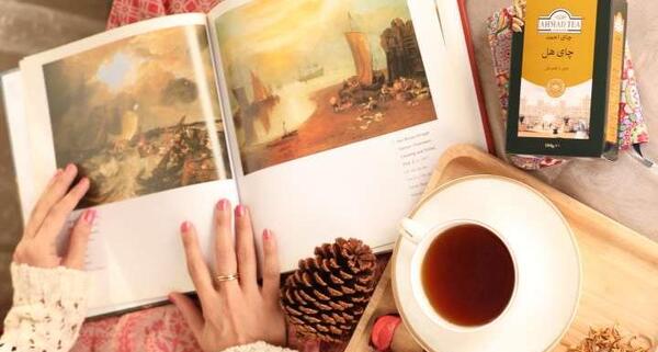 عکس فنجان چای نقاشی
