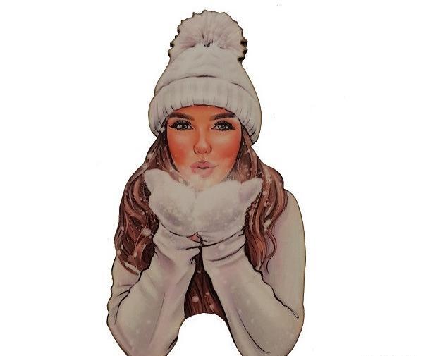عکس کیک تولد دختر زمستانی