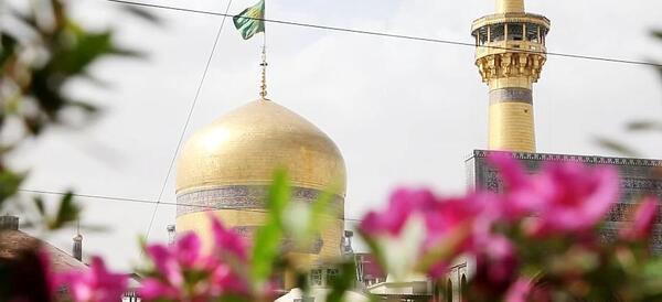 عکس با کیفیت از گنبد حرم امام رضا