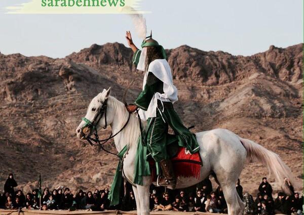 عکس امام حسین و اسب