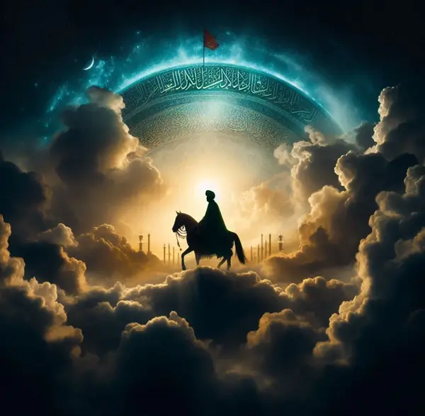 عکس امام حسین و اسب