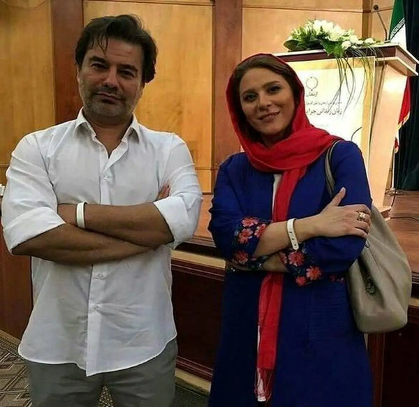 عکس بهار قاسمی و همسرش