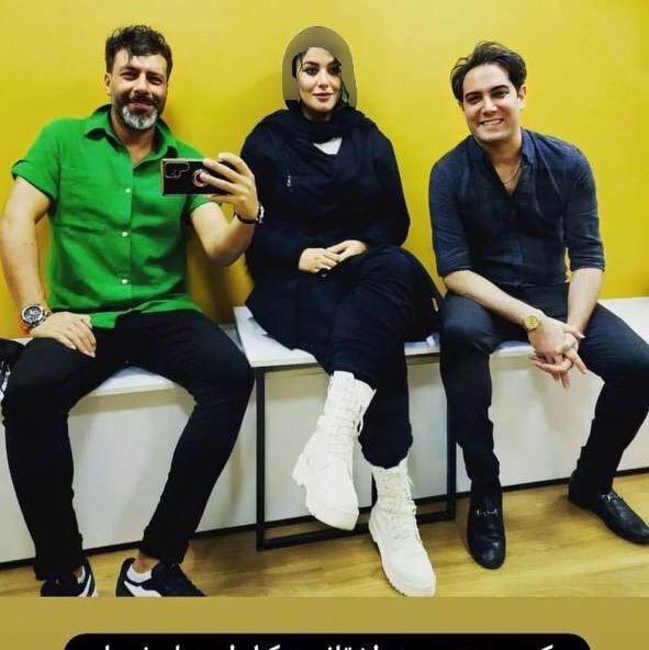 عکس بهار قاسمی و همسرش