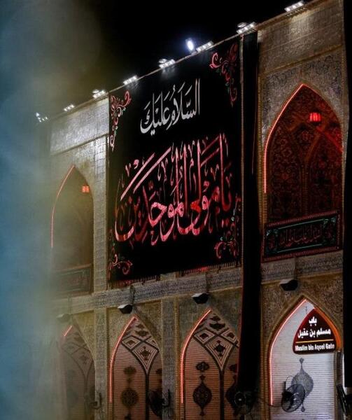 عکس از ضربت خوردن حضرت علی